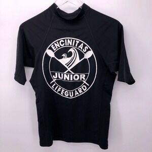 Encinitas Junior Lifeguard Short Sleeve Rashguard L Girls Sunwear Sun Protection